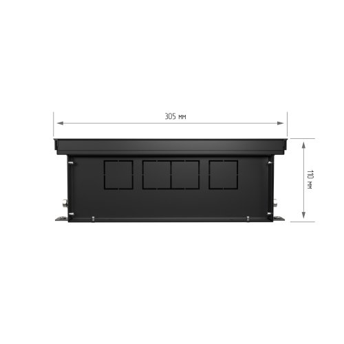 Конвектор внутрипольный Royal Thermo ATRIUM TURBO-110/300/1300-DG-U-DB