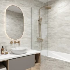 Глазурованный керамогранит LB Ceramics Круча 19.9x60.3 см 0.96 м² матовый цвет серый