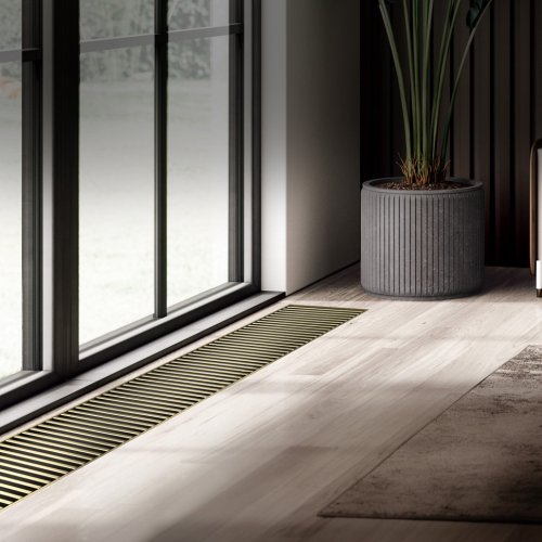 Конвектор внутрипольный Royal Thermo ATRIUM TURBO-90/300/900-DG-U-AU