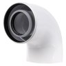 Отвод коаксиальный Royal Thermo 60/100, 90 гр. M/F для конденсационных котлов