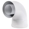 Отвод коаксиальный Royal Thermo 60/100, 90 гр. M/F для конденсационных котлов