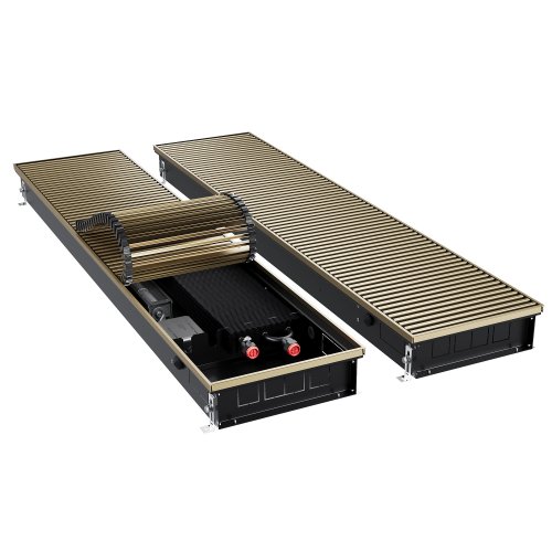 Конвектор внутрипольный Royal Thermo ATRIUM TURBO-90/300/2700-DG-U-AU