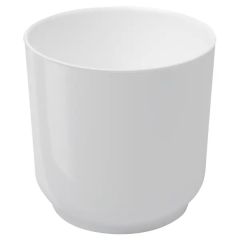 Кашпо Evergreen Design Дельта 22x22x22 см v6.4 л пластик белый