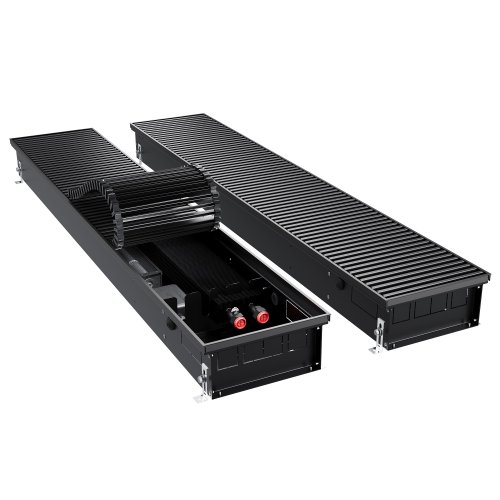 Конвектор внутрипольный Royal Thermo ATRIUM TURBO-110/250/2800-DG-U-BL