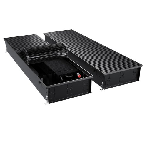 Конвектор внутрипольный Royal Thermo ATRIUM TURBO-150/400/900-DG-U-BL