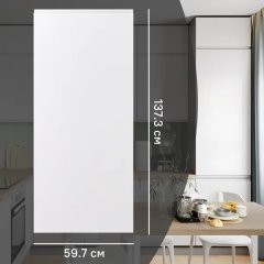 Фасад кухонного шкафа Токио 59.7x137.3 см KONSENSA МДФ цвет белый