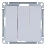 Выключатель встраиваемый Systeme Electric W59 3 клавиши цвет белый VS0510-351-1-86