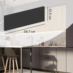 Фасад выдвижного ящика София 12.5x39.7 см KONSENSA ЛДСП цвет серый