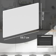 Фасад кухонного шкафа София 59.7x38.1 см KONSENSA ЛДСП цвет белый