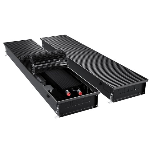 Конвектор внутрипольный Royal Thermo ATRIUM TURBO-110/300/2300-DG-U-BL