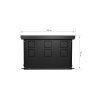 Конвектор внутрипольный Royal Thermo ATRIUM-190/300/2400-DG-U-DB