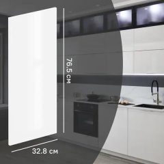 Фасад кухонного шкафа Аша 32.8x76.5 см KONSENSA ЛДСП цвет белый