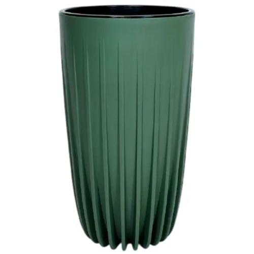 Кашпо Evergreen Design Сигма 28x30x53 см v17 л пластик нефрит
