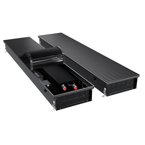 Конвектор внутрипольный Royal Thermo ATRIUM TURBO-110/300/800-DG-U-BL