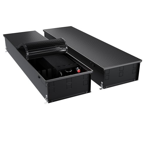 Конвектор внутрипольный Royal Thermo ATRIUM TURBO-190/400/1400-DG-U-BL