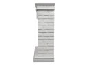 Портал Firelight Bricks 25 камень белый, белая эмаль