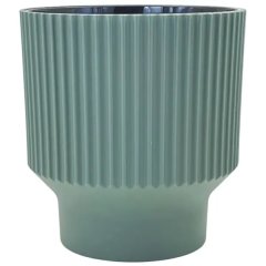 Кашпо Evergreen Design Аркада 28x30x30 см v16.2 л пластик нефрит