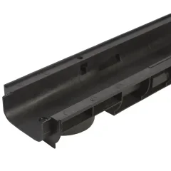 Канал пластиковый Gidrolica Standart DN100 класс С250 1000x145x60 мм
