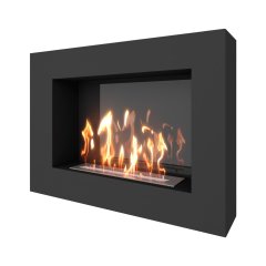 Биокамин SteelHeat WALL GRAND 900 черный (Стемалит)