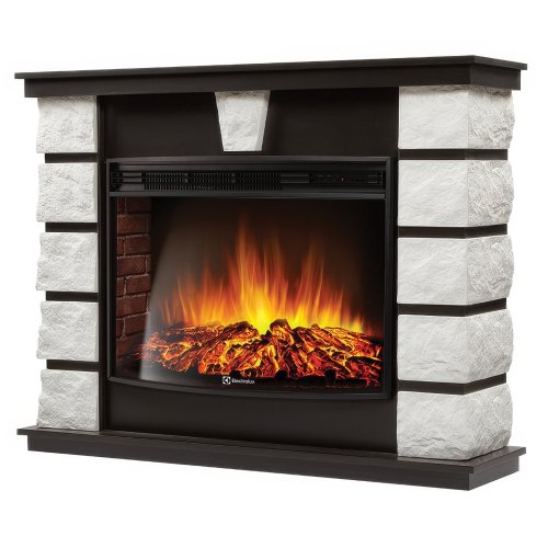 Портал Firelight Excalibur 30 камень белый, шпон венге