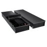 Конвектор внутрипольный Royal Thermo ATRIUM TURBO-150/400/1500-DG-U-BL