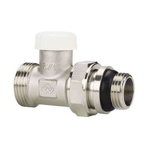 Клапан радиаторный VARMEGA 1/2 x 3/4EK запорный, прямой с самоуплотняющимся полусгоном VM10312