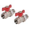 Набор для подключения радиатора Royal Thermo, прямой, 1/2