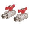 Набор для подключения радиатора Royal Thermo, прямой, 1/2