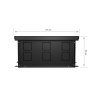 Конвектор внутрипольный Royal Thermo ATRIUM TURBO-150/300/1900-DG-U-DB