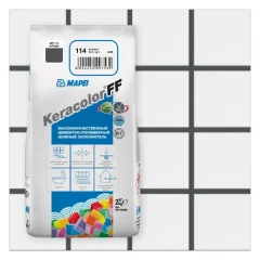 Затирка цементная Mapei Keracolor FF 114 цвет антрацит 2 кг