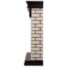 Портал Firelight Bricks Classic камень бежевый, шпон темный дуб