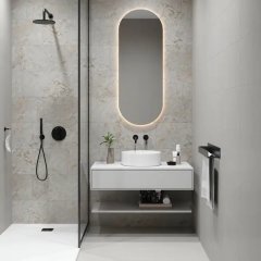 Глазурованный керамогранит LB Ceramics Эпоха 30x60.3 см 1.44 м² матовый цвет мрамор серый
