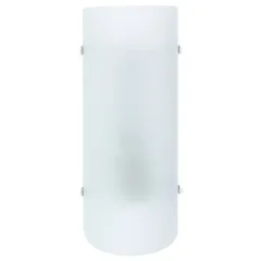 Светильник настенный Hanko 1xE27x60 Вт, стекло, цвет матовый/белый