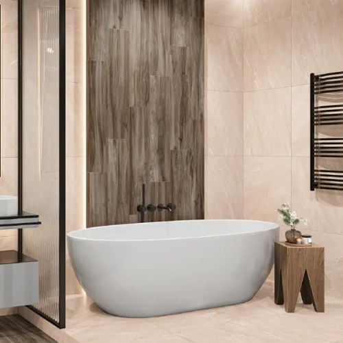 Керамогранит Alma Ceramica Angara 60x60x0.9 см 1.8 м² матовый цвет бежевый