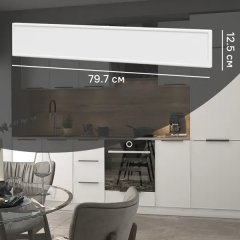 Фасад кухонного шкафа Инта 79.7x12.5 см KONSENSA МДФ цвет белый