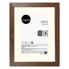 Рамка Inspire Ebro 30x40 см цвет темный дуб