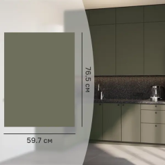 Фасад кухонного шкафа София Тайга 59.7x76.5 см KONSENSA ЛДСП цвет зеленый