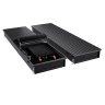 Конвектор внутрипольный Royal Thermo ATRIUM TURBO-110/400/2400-DG-U-BL