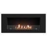 Каминокомплект:Биокамин Firelight BFP/W-110+Набор керамических камней М, черные