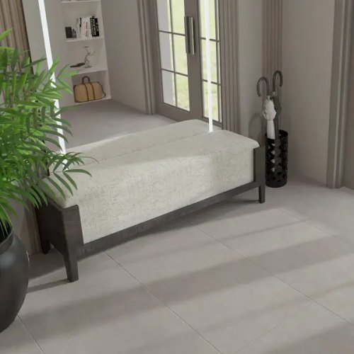 Глазурованный керамогранит Аксима Фресно 60x60 см 1.8 м² матовый цвет серый