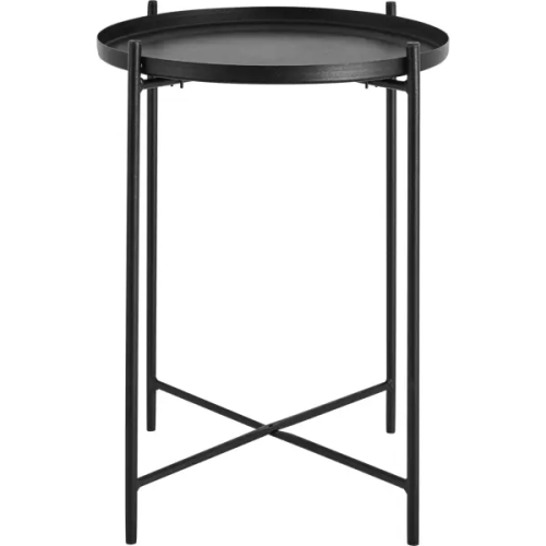 Столик кофейный Sheffilton Эва 37.6x37.6x52 см черный