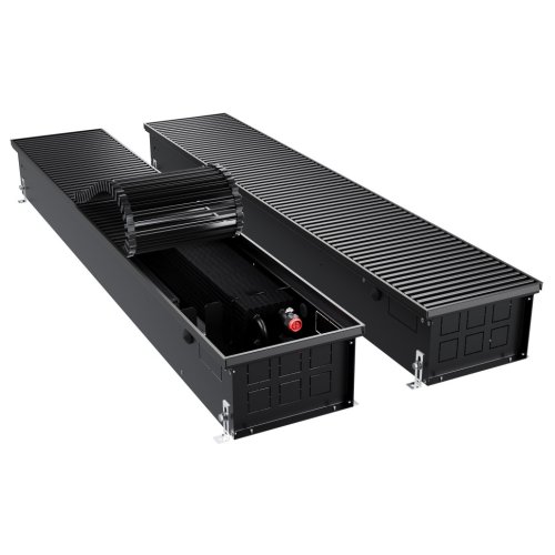 Конвектор внутрипольный Royal Thermo ATRIUM TURBO-150/250/2100-DG-U-BL