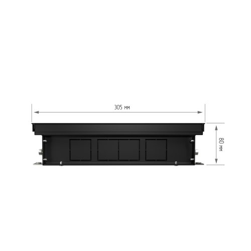 Конвектор внутрипольный Royal Thermo ATRIUM TURBO-80/300/1200-DG-U-DB