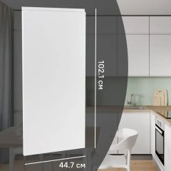 Фасад кухонного шкафа Токио 44.7x102.1 см KONSENSA МДФ цвет белый