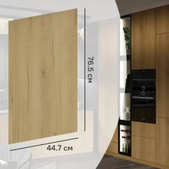 Фасад кухонного шкафа Верея 44.7x76.5 см KONSENSA ЛДСП цвет дуб гудзон золотой
