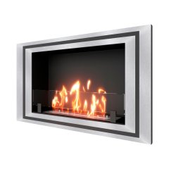 Биокамин встраиваемый SteelHeat LONG-D 900 (Стекло)
