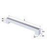 Конвектор напольный Royal Thermo STEP-80/130/1400-1-N-WT-LG-NA