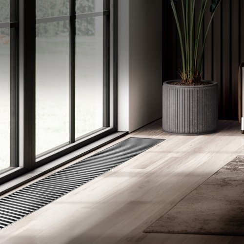 Конвектор внутрипольный Royal Thermo ATRIUM TURBO-90/250/2500-DG-U-NA
