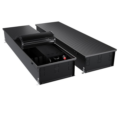 Конвектор внутрипольный Royal Thermo ATRIUM TURBO-190/400/1100-DG-U-BL