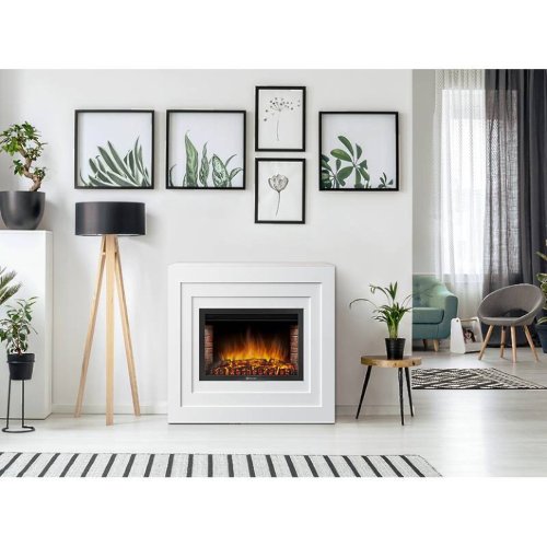 Каминокомплект:Биокамин Firelight BFP/P-3020+Портал Cubo 30 белый